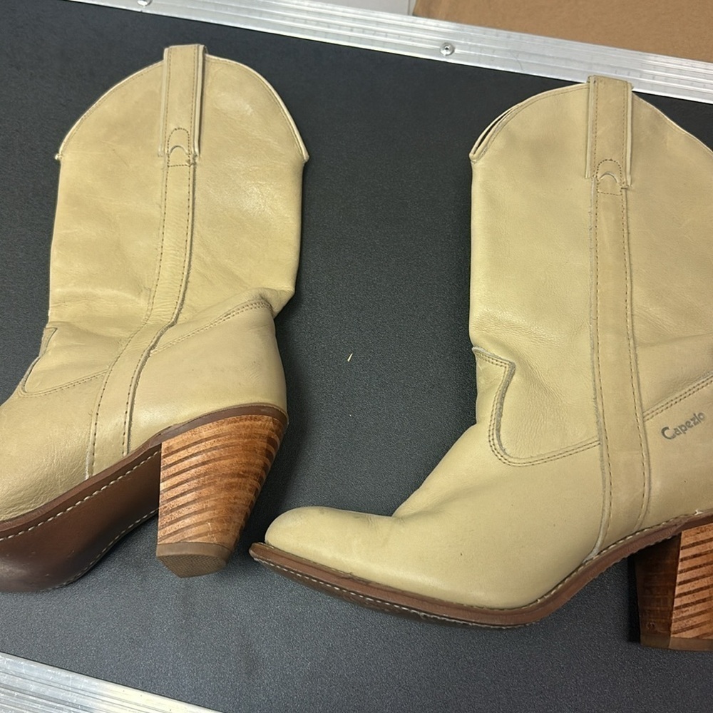 Capezio Tan Heeled Boots - Picture 7 of 12